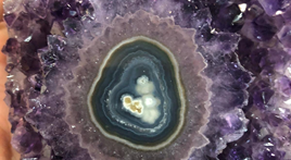 Uruguay Minerals. Marcos Lorenzelli S.R.L. Amethyst Stalactites Eyes
