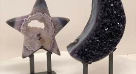 Uruguay Minerals. Marcos Lorenzelli S.R.L. Amethyst Stars
