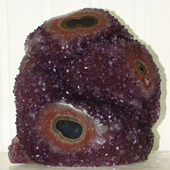 Uruguay Minerals. Marcos Lorenzelli S.R.L. Amethyst Stalactites Eyes