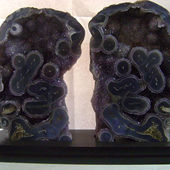 Uruguay Minerals. Marcos Lorenzelli S.R.L. Amethyst Stalactites Eyes