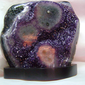 Uruguay Minerals. Marcos Lorenzelli S.R.L. Amethyst Stalactites Eyes