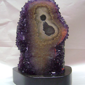 Uruguay Minerals. Marcos Lorenzelli S.R.L. Amethyst Stalactites Eyes