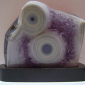 Uruguay Minerals. Marcos Lorenzelli S.R.L. Amethyst Stalactites Eyes