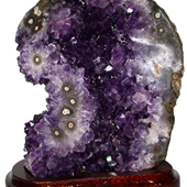 Uruguay Minerals. Marcos Lorenzelli S.R.L. Amethyst Stalactites Eyes