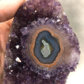 Uruguay Minerals. Marcos Lorenzelli S.R.L. Amethyst Stalactites Eyes