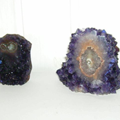 Uruguay Minerals. Marcos Lorenzelli S.R.L. Amethyst Stalactites Eyes