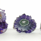 Uruguay Minerals. Marcos Lorenzelli S.R.L. Amethyst Stalactites Eyes
