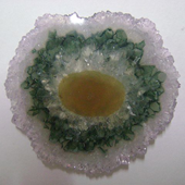 Uruguay Minerals. Marcos Lorenzelli S.R.L. Amethyst Stalactites Slices