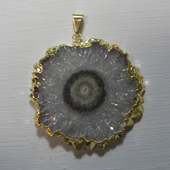 Uruguay Minerals. Marcos Lorenzelli S.R.L. Amethyst Stalactites Pendants