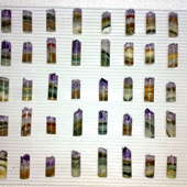 Uruguay Minerals. Marcos Lorenzelli S.R.L. Amethyst Cylinders for Pendants