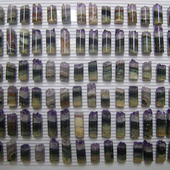 Uruguay Minerals. Marcos Lorenzelli S.R.L. Amethyst Cylinders for Pendants