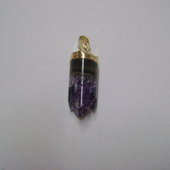 Uruguay Minerals. Marcos Lorenzelli S.R.L. Amethyst Cylinders Pendants