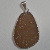Uruguay Minerals. Marcos Lorenzelli S.R.L. Druzy Free Form Pendants