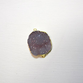 Uruguay Minerals. Marcos Lorenzelli S.R.L. Druzy Free Form Pendants