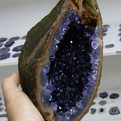 Uruguay Minerals. Marcos Lorenzelli S.R.L. Amethyst Geodes