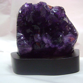 Uruguay Minerals. Marcos Lorenzelli S.R.L. Amethyst Cut Bases