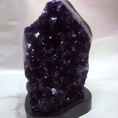 Uruguay Minerals. Marcos Lorenzelli S.R.L. Amethyst Cut Bases