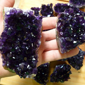 Uruguay Minerals. Marcos Lorenzelli S.R.L. Amethyst Clusters