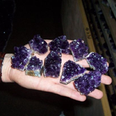 Uruguay Minerals. Marcos Lorenzelli S.R.L. Amethyst Clusters