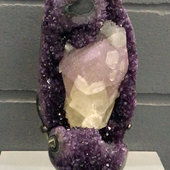 Uruguay Minerals. Marcos Lorenzelli S.R.L. Amethyst Pieces with Stands