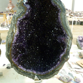 Uruguay Minerals. Marcos Lorenzelli S.R.L. Amethyst Pieces with Stands