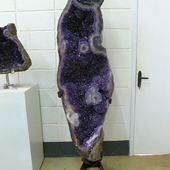 Uruguay Minerals. Marcos Lorenzelli S.R.L. Amethyst Pieces with Stands