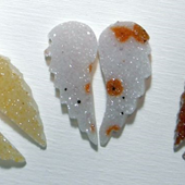 Uruguay Minerals. Marcos Lorenzelli S.R.L. Druzy Pairs