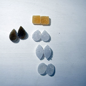 Uruguay Minerals. Marcos Lorenzelli S.R.L. Druzy Pairs