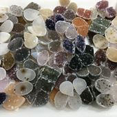 Uruguay Minerals. Marcos Lorenzelli S.R.L. Druzy Pairs