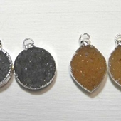 Uruguay Minerals. Marcos Lorenzelli S.R.L. Druzy Earrings