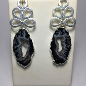 Uruguay Minerals. Marcos Lorenzelli S.R.L. Druzy Earrings