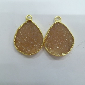 Uruguay Minerals. Marcos Lorenzelli S.R.L. Druzy Earrings