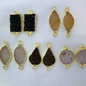 Uruguay Minerals. Marcos Lorenzelli S.R.L. Druzy Earrings