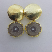 Uruguay Minerals. Marcos Lorenzelli S.R.L. Druzy Earrings