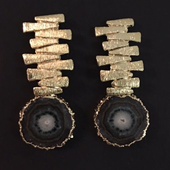 Uruguay Minerals. Marcos Lorenzelli S.R.L. Druzy Earrings