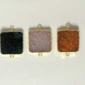 Uruguay Minerals. Marcos Lorenzelli S.R.L. Druzy Connectors