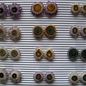 Uruguay Minerals. Marcos Lorenzelli S.R.L. Amethyst Stalactites Pairs
