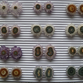 Uruguay Minerals. Marcos Lorenzelli S.R.L. Amethyst Stalactites Pairs