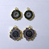 Uruguay Minerals. Marcos Lorenzelli S.R.L. Amethyst Stalactites Pairs