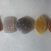 Uruguay Minerals. Marcos Lorenzelli S.R.L. Druzy Shapes