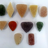 Uruguay Minerals. Marcos Lorenzelli S.R.L. Druzy Shapes