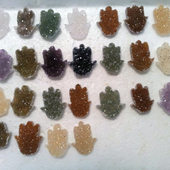 Uruguay Minerals. Marcos Lorenzelli S.R.L. Druzy Shapes